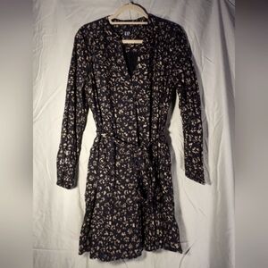 GAP Belted Print Dress | Women's L